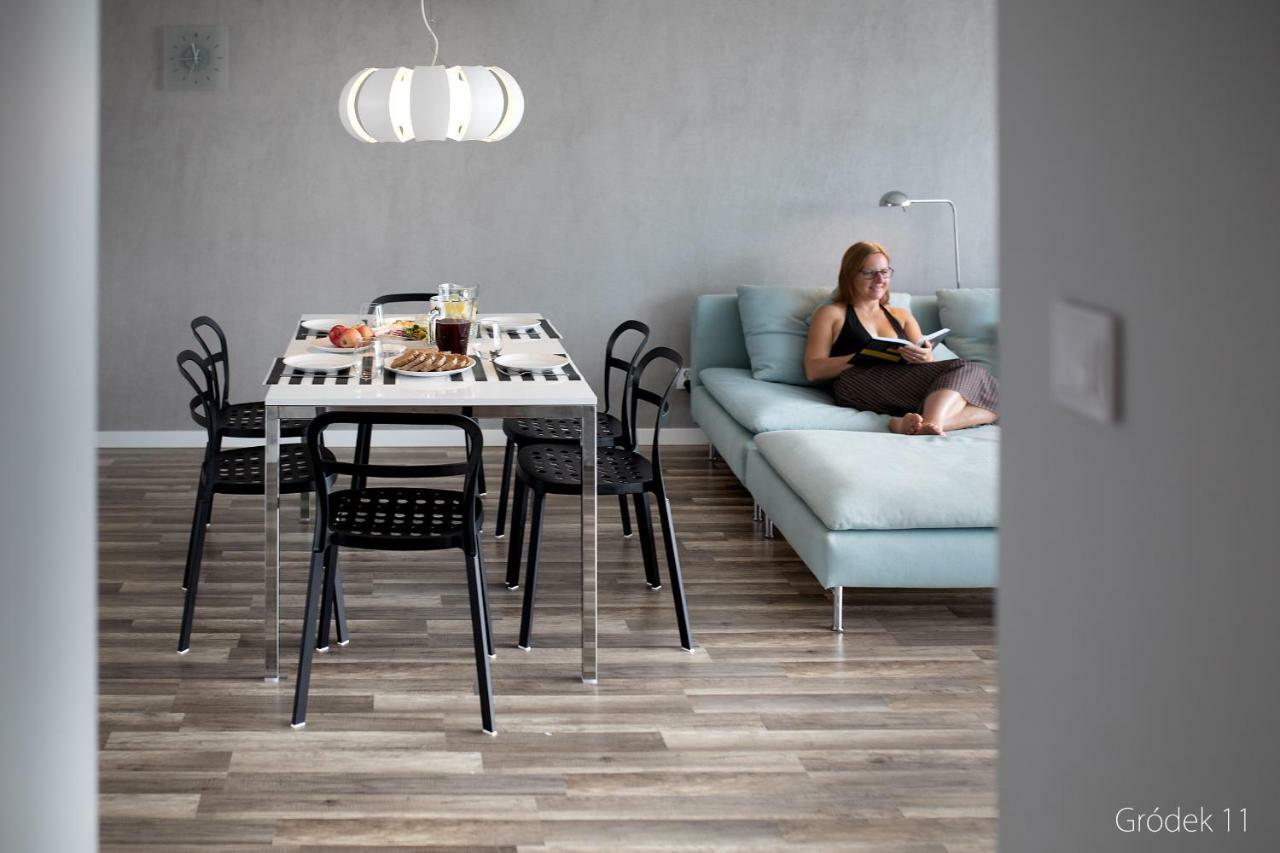 Apartment Sloneczny Grodek 11 กรูเดก นาด ดูไนต์เซม ภายนอก รูปภาพ